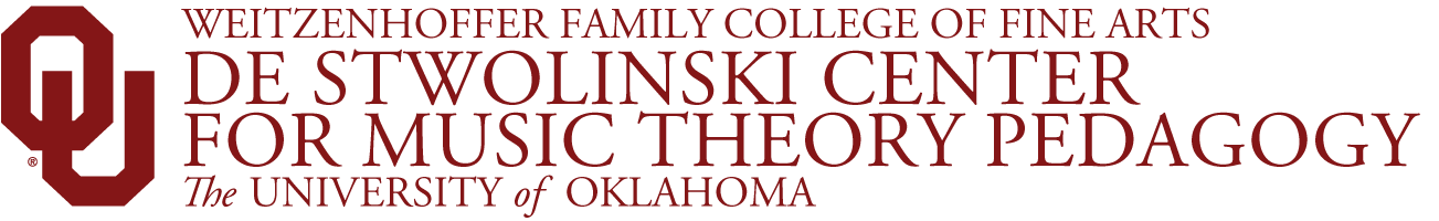 Weitzenhoffer Family College of Fine Arts De Stwolinski Center for Music Theory Pedagogy at the University of Oklahoma.